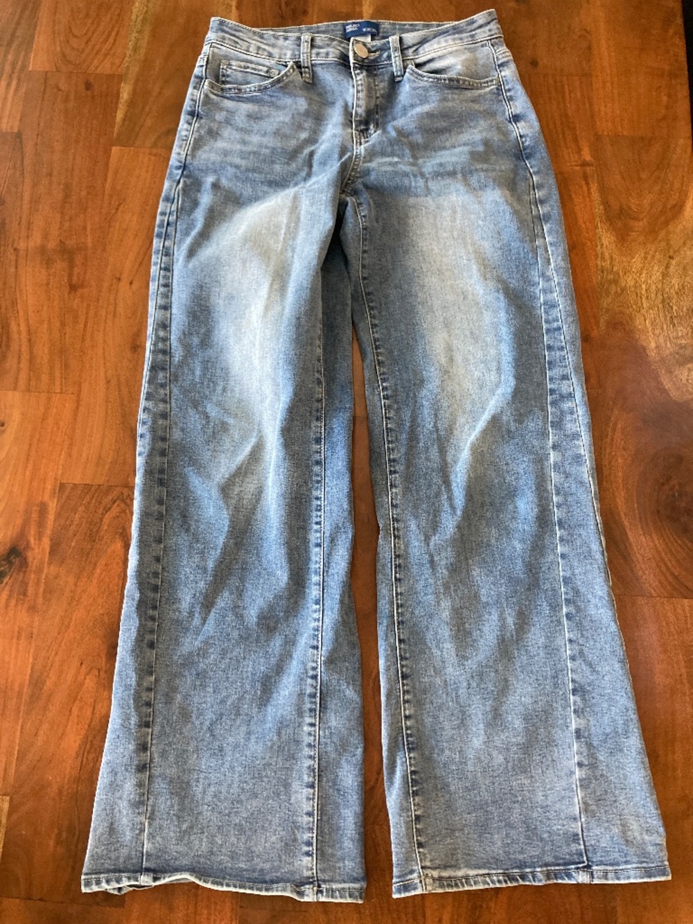 EUC Project Indigo Size 7 Flare Jeans